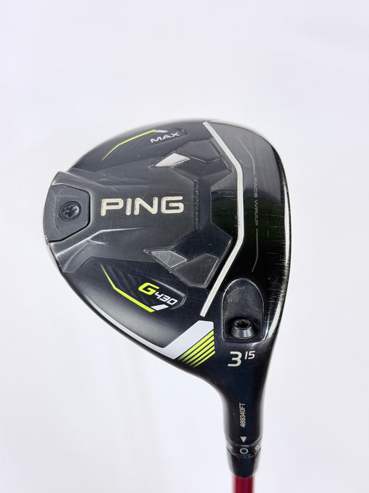 PING G430 MAX 3 WOOD 15° R FLEX RH 43.75”
