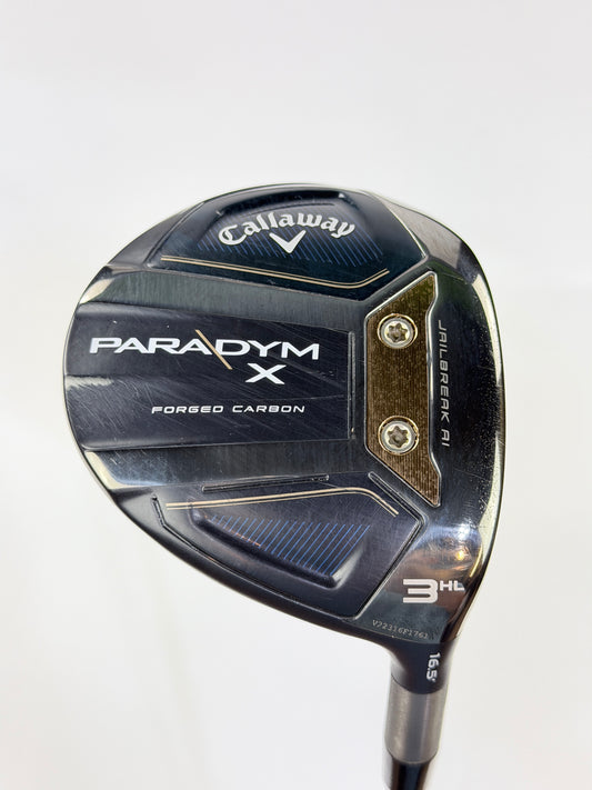 CALLAWAY PARADYM X HL 3 WOOD 16.5° R FLEX RH 42.75”