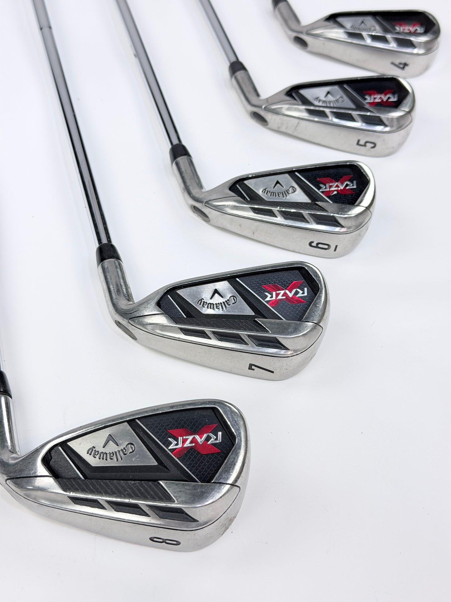CALLAWAY RAZR X IRON SET 4-PW R FLEX RH -.25”