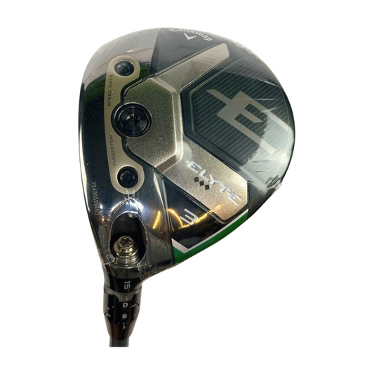 CALLAWAY ELYTE TRIPLE DIAMOND 3 WOOD 15° STIFF FLEX LH 43”