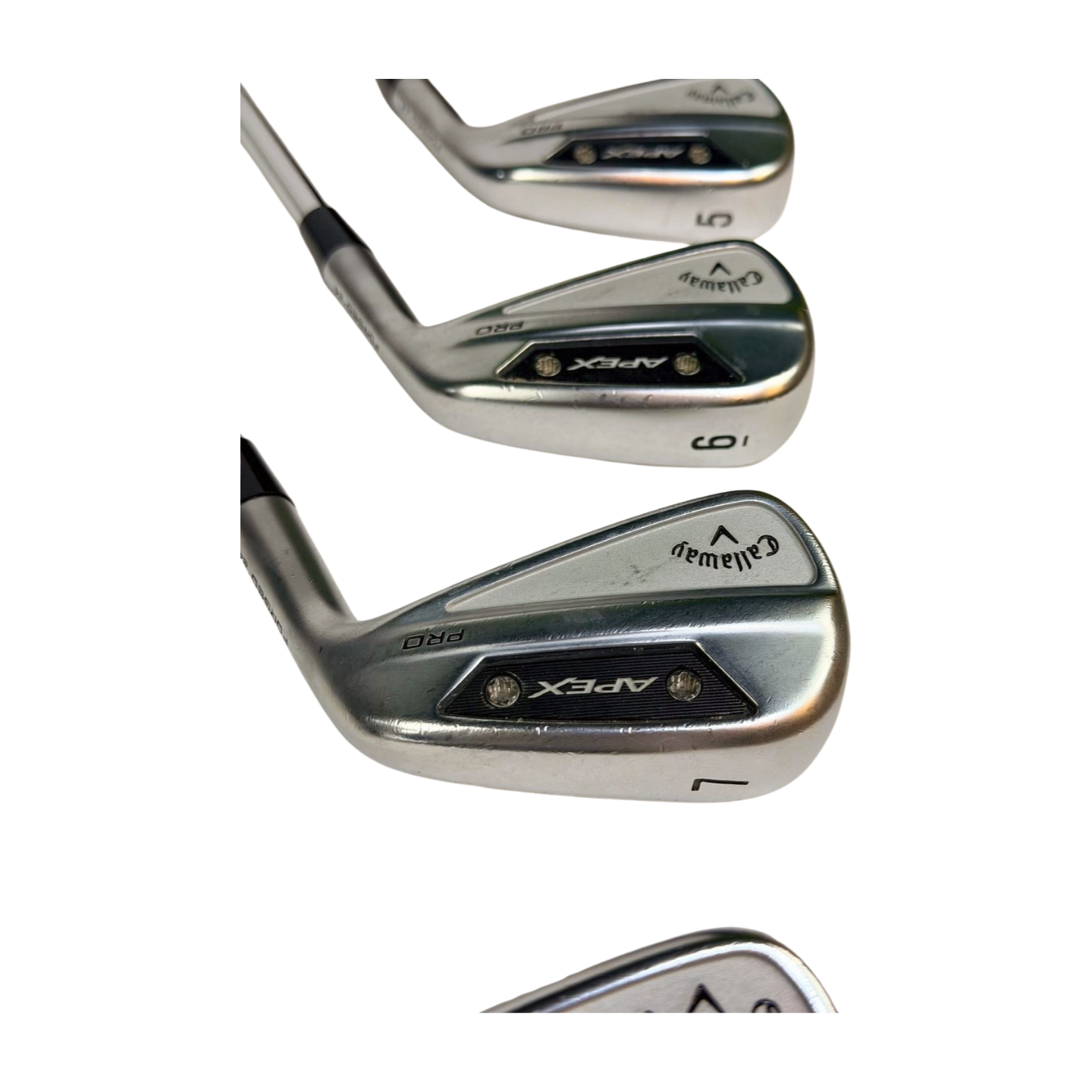 CALLAWAY APEX PRO IRON SET 5-PW AW R FLEX RH -.25”