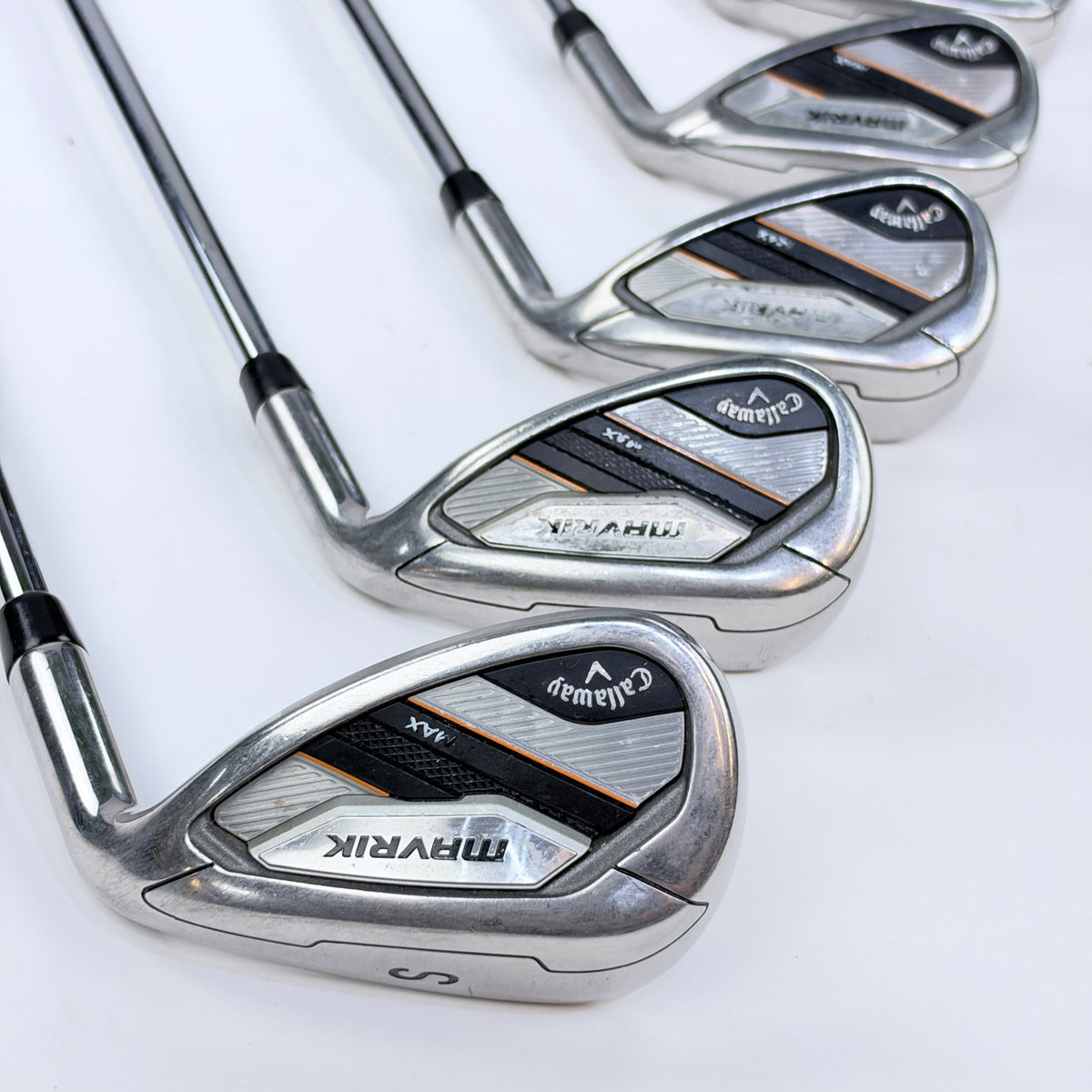 CALLAWAY MAVRIK MAX IRON SET 5-PW AW SW R FLEX RH