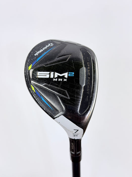 TAYLORMADE SIM 2 MAX 31° 7 HYBRID SENIOR FLEX RH 38.5”