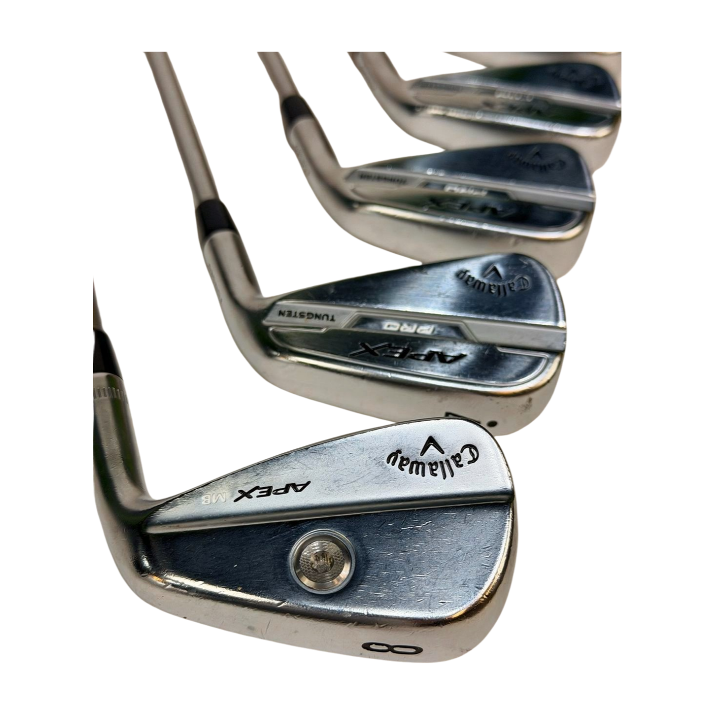 CALLAWAY APEX PRO 21 / MB COMBO IRON SET 4-PW S FLEX RH
