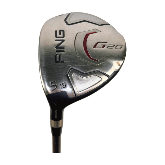 PING G20 5 WOOD 18° R FLEX LH 42.25”