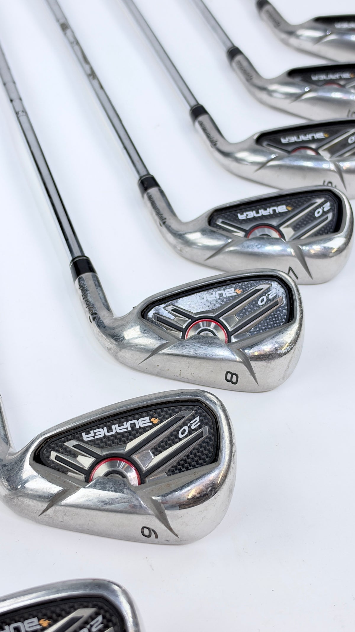 TAYLORMADE BURNER 2.0 IRON SET 4-PW AW S FLEX RH +.5”