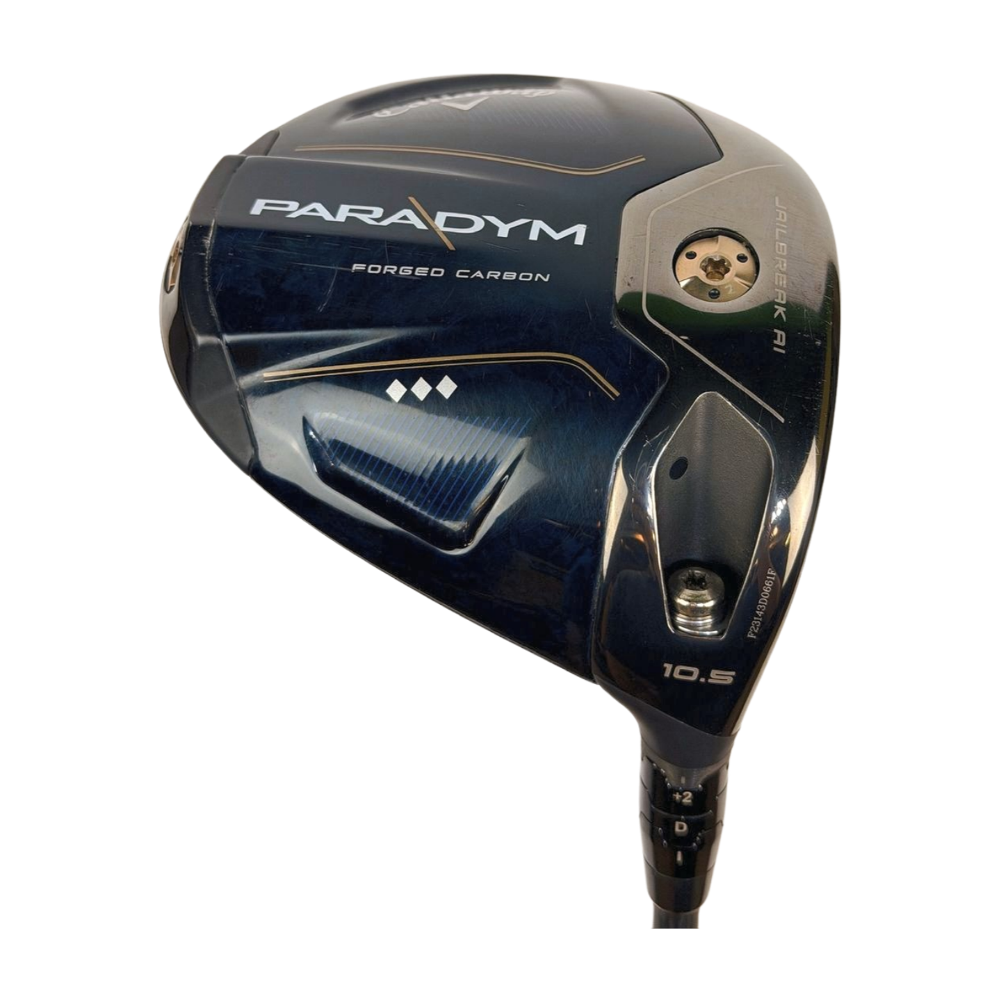CALLAWAY PARADYM TD DRIVER 10.5° TPT R FLEX SHAFT RH 45.5”