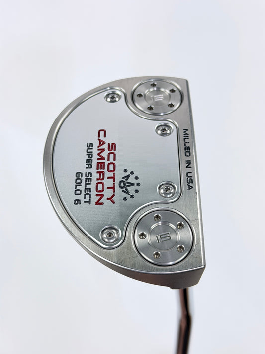 SCOTTY CAMERON SUPER SELECT GOLO 6 PUTTER RH 34”