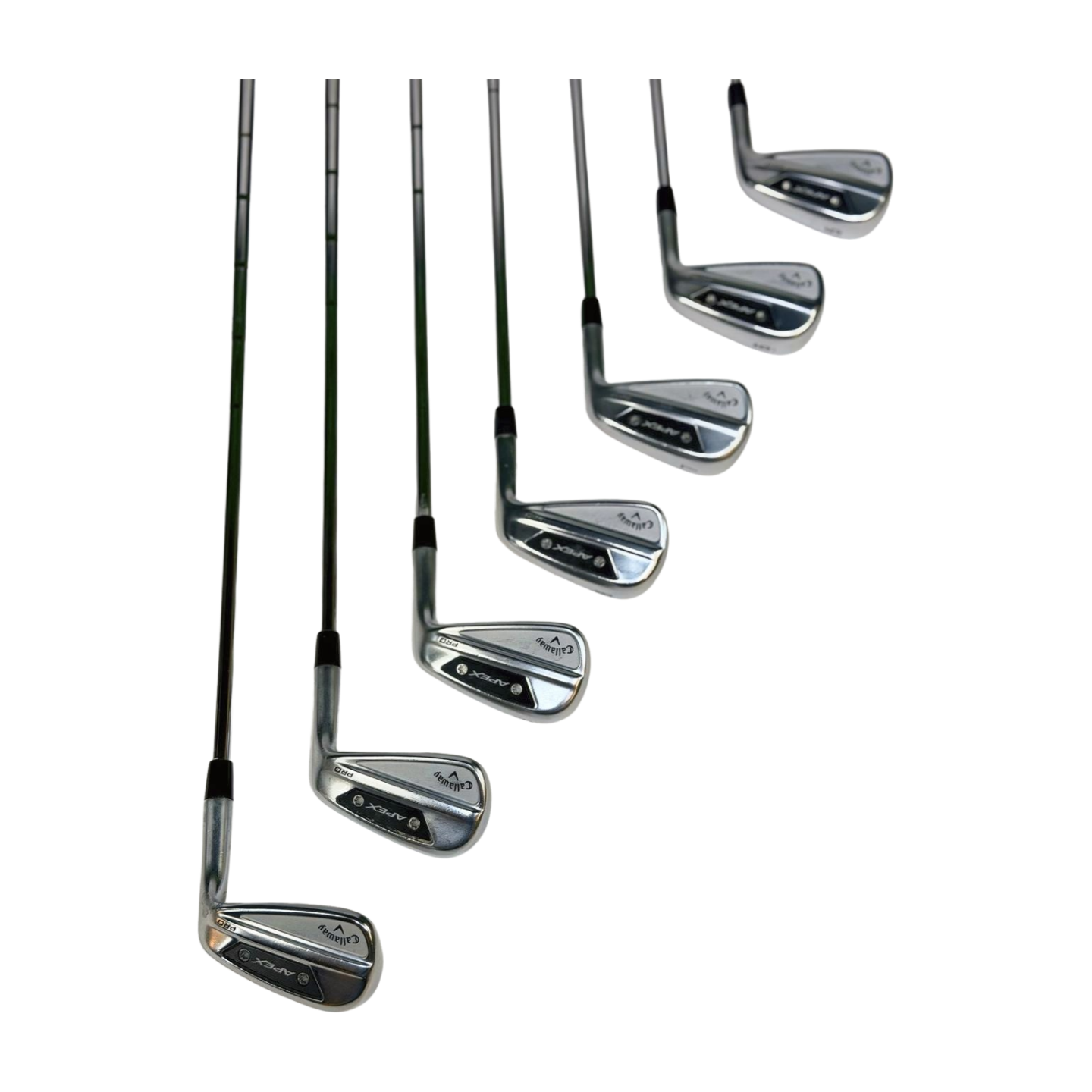 CALLAWAY APEX PRO IRON SET 5-PW AW R FLEX RH -.25”