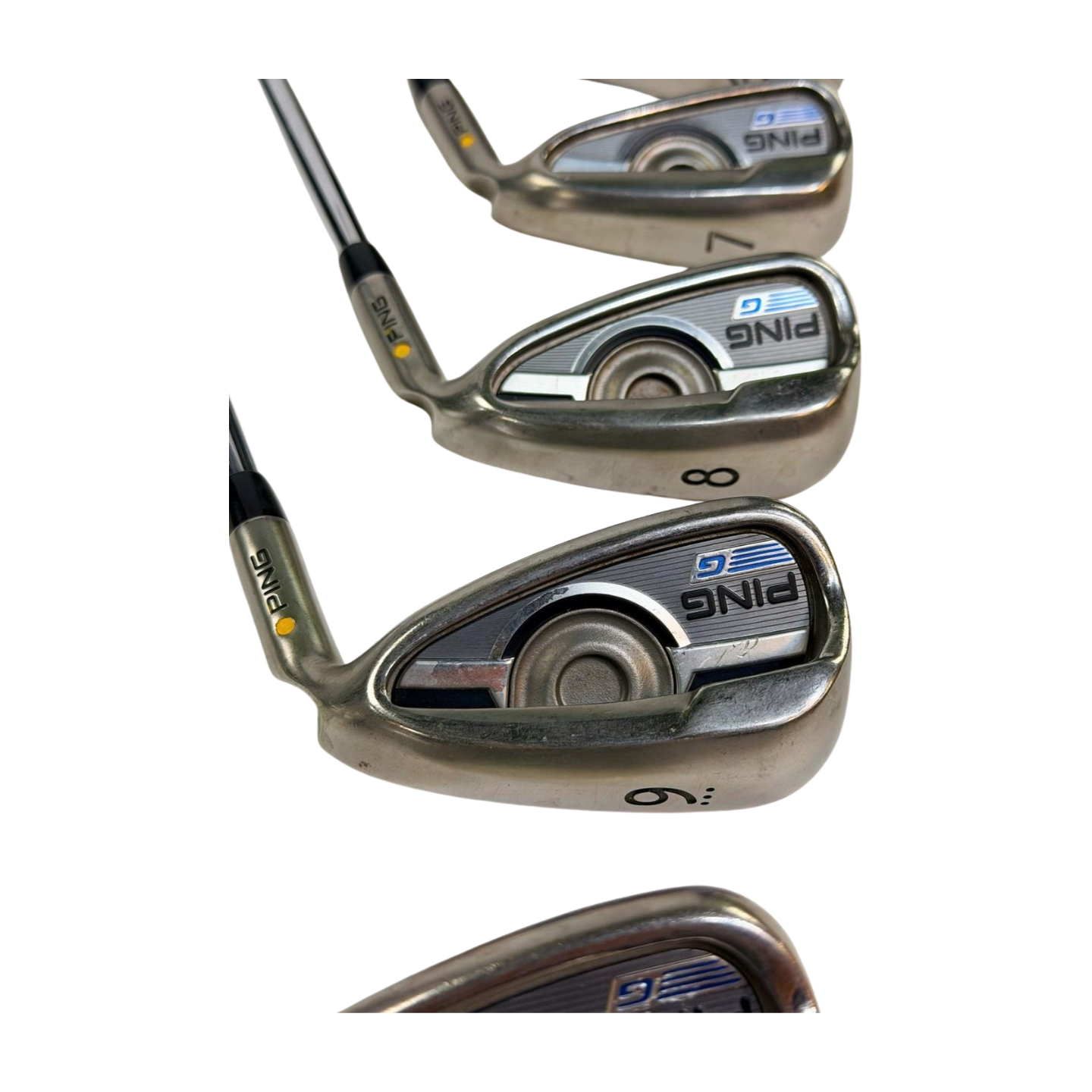 PING G SERIES IRON SET 4-PW UW YELLOW DOT S FLEX RH