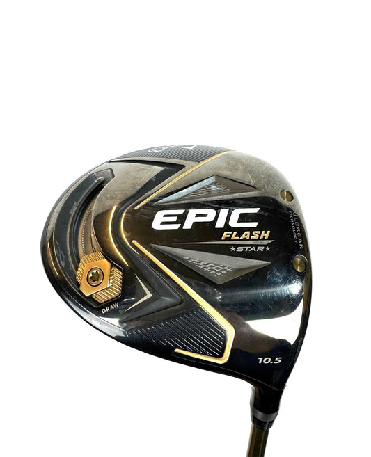 CALLAWAY EPIC FLASH STAR DRIVER   10.5° R FLEX RH 44.5”