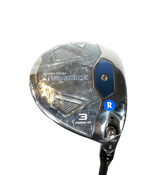 CALLAWAY PARADYM AI SMOKE 3 WOOD MAX D 15° R FLEX RH 43.25”