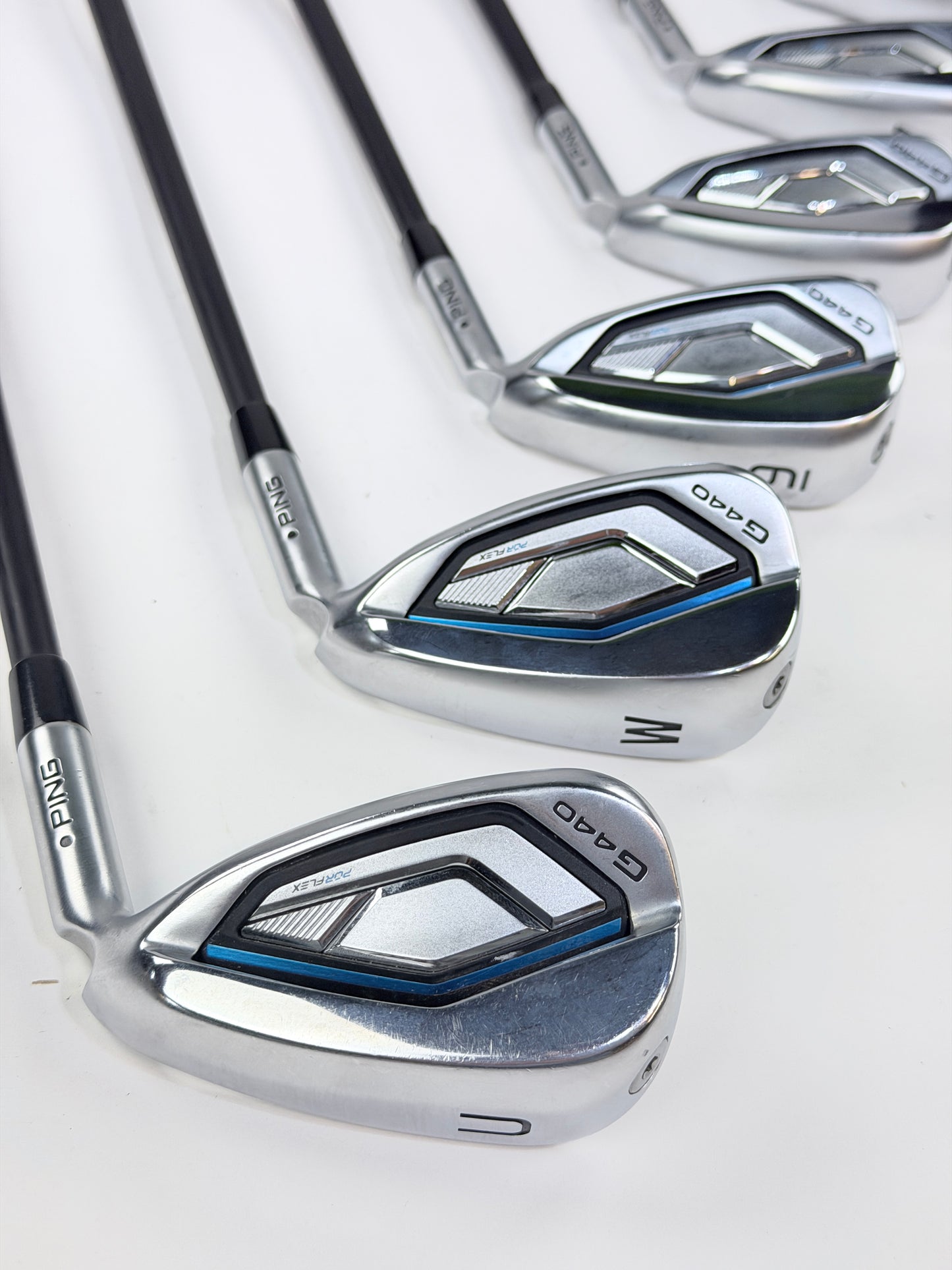 PING G440 BLACK DOT IRON SET 5-PW UW R FLEX RH +.25”