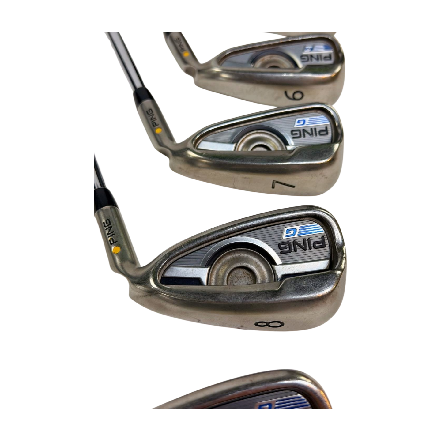 PING G SERIES IRON SET 4-PW UW YELLOW DOT S FLEX RH