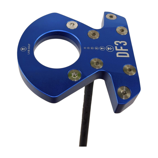 LAB DF3 CUSTOM BLUE HEAVY HEAD  PUTTER 69° LIE COUNTERBALANCE TPT SHAFT RIGHT HAND 38”