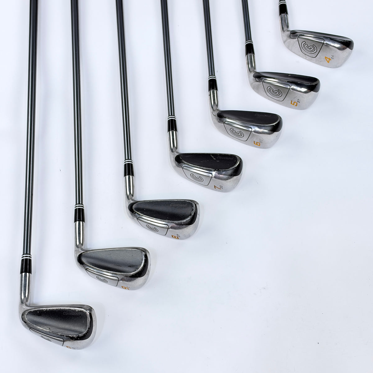 CLEVELAND HIBORE IRON SET 4-PW S FLEX RH -1”