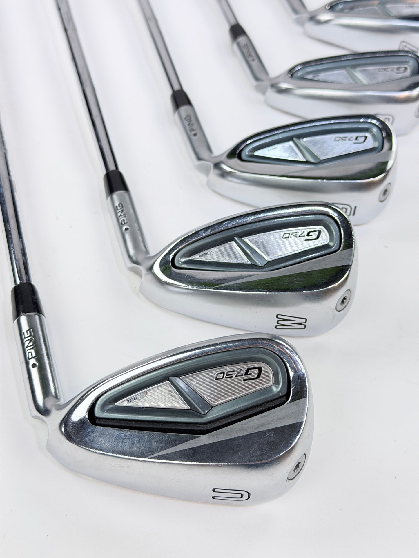 PING G730 BLACK DOT IRON SET 5-PW UW R FLEX RH