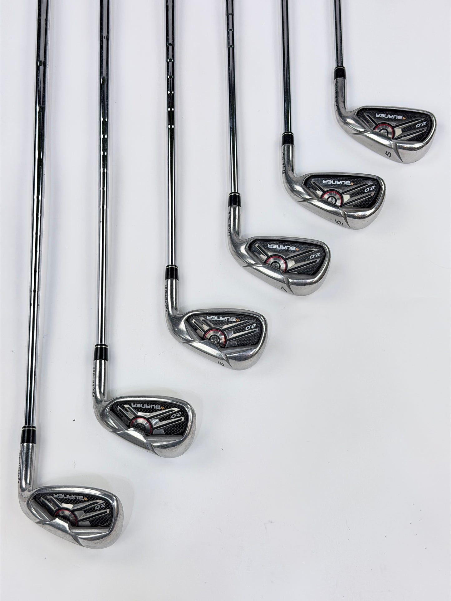 TAYLORMADE BURNER 2.0 IRON SET 5-PW S FLEX RH +.25”