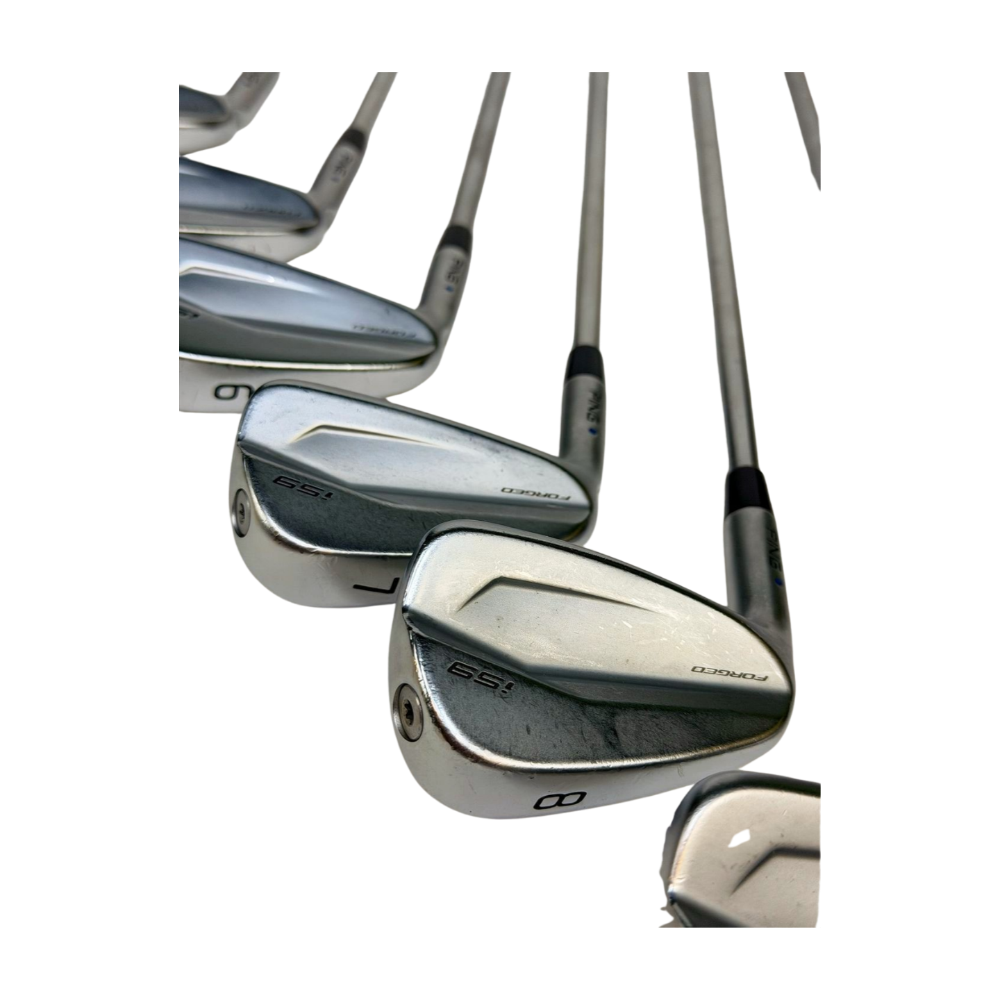 PING I59 IRON SET 4-PW BLUE DOT STIFF FLEX LH