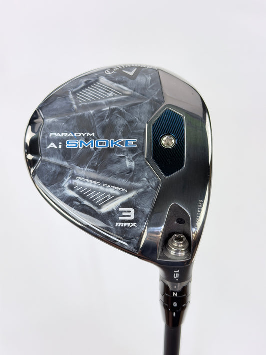 CALLAWAY AI SMOKE MAX 15° 3 WOOD S FLEX RH 42”