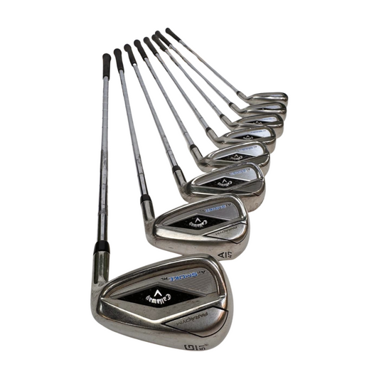CALLAWAY AI SMOKE HL IRON SET 5-PW AW GW REGULAR FLEX RH