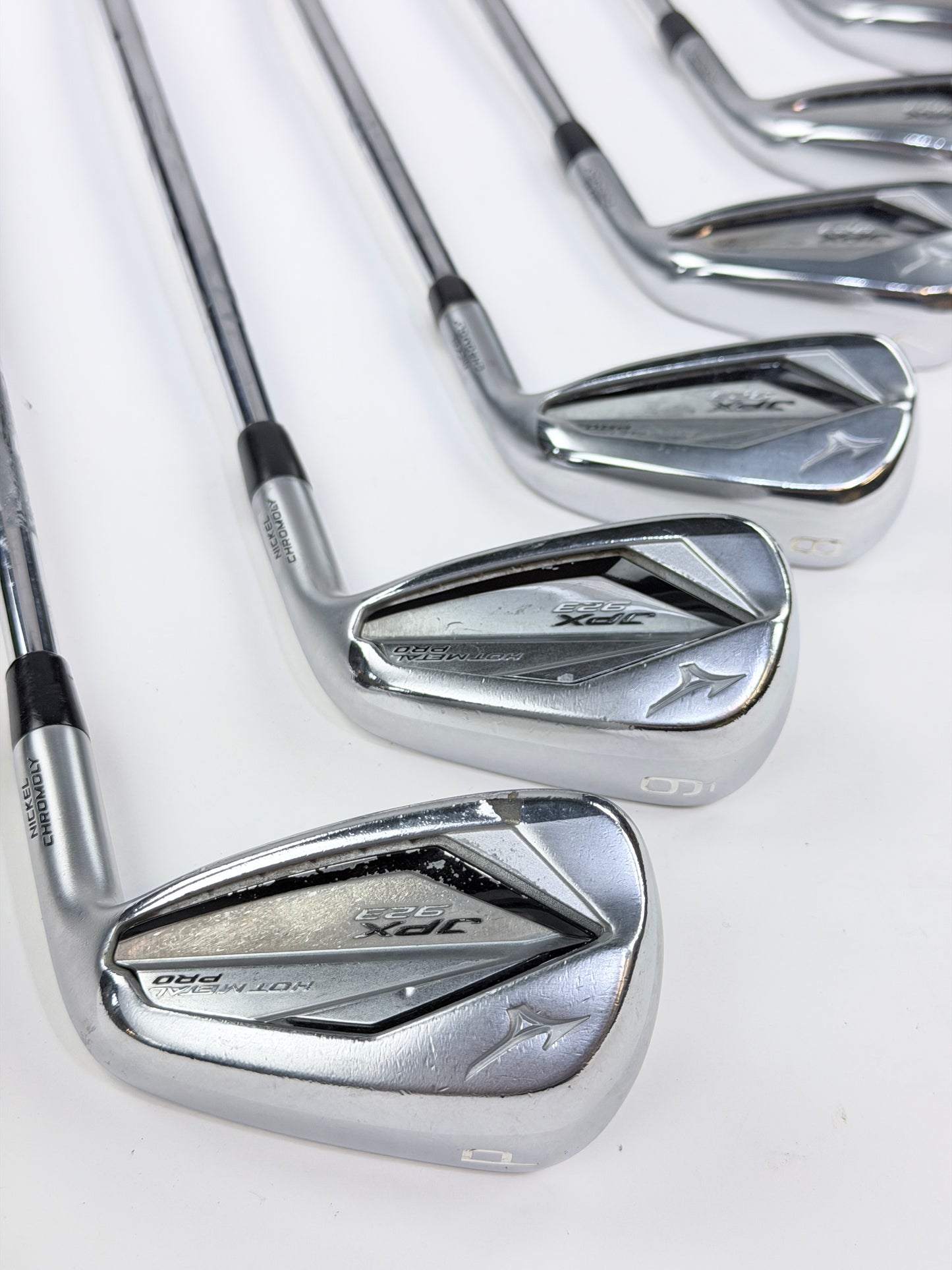MIZUNO JPX 923 HOT METAL PRO IRON SET 4-PW S FLEX RH -.5”
