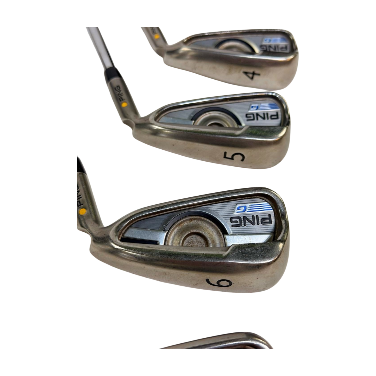 PING G SERIES IRON SET 4-PW UW YELLOW DOT S FLEX RH