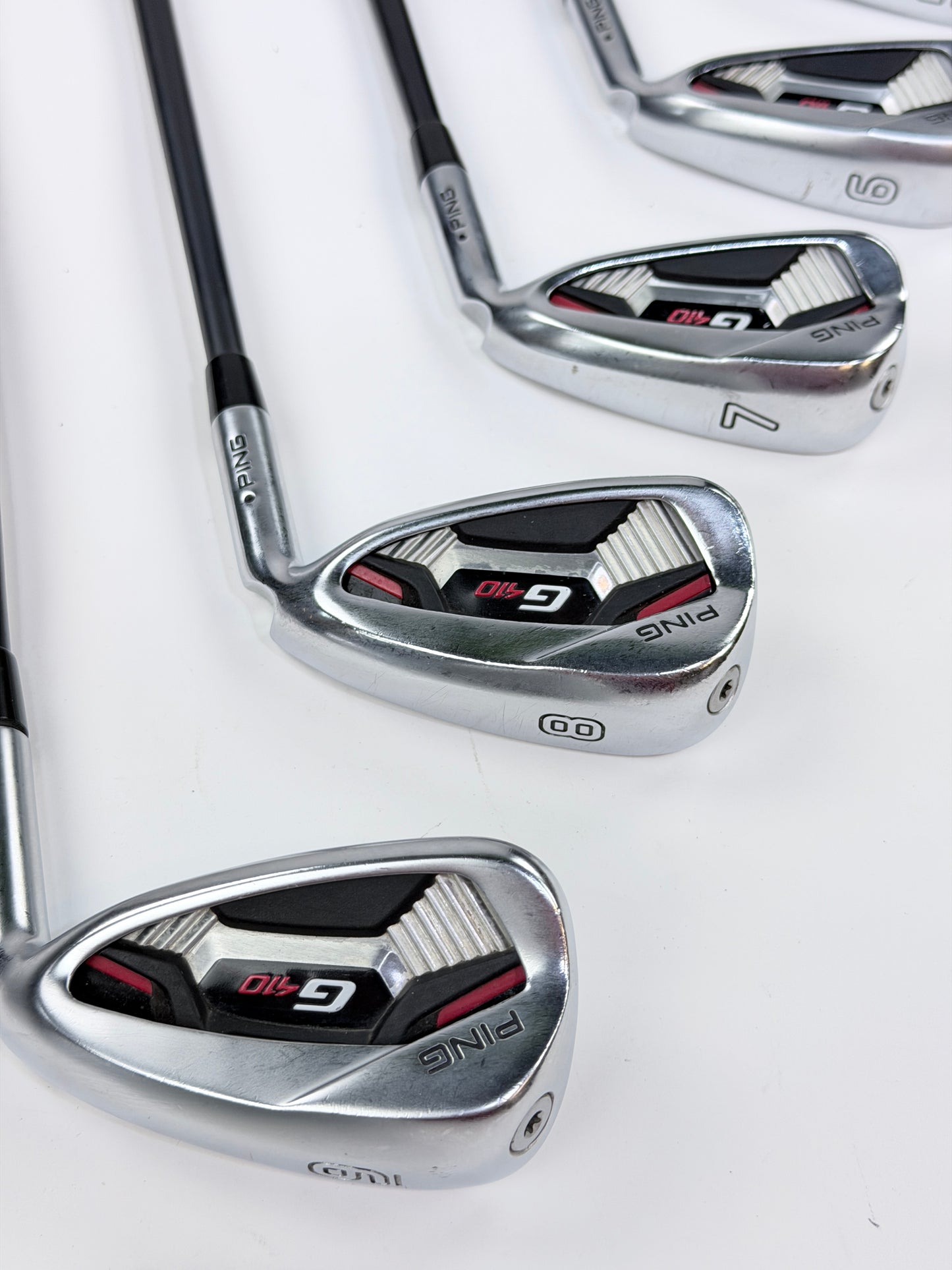 PING G410 BLACK DOT IRON SET 5-PW S FLEX RH