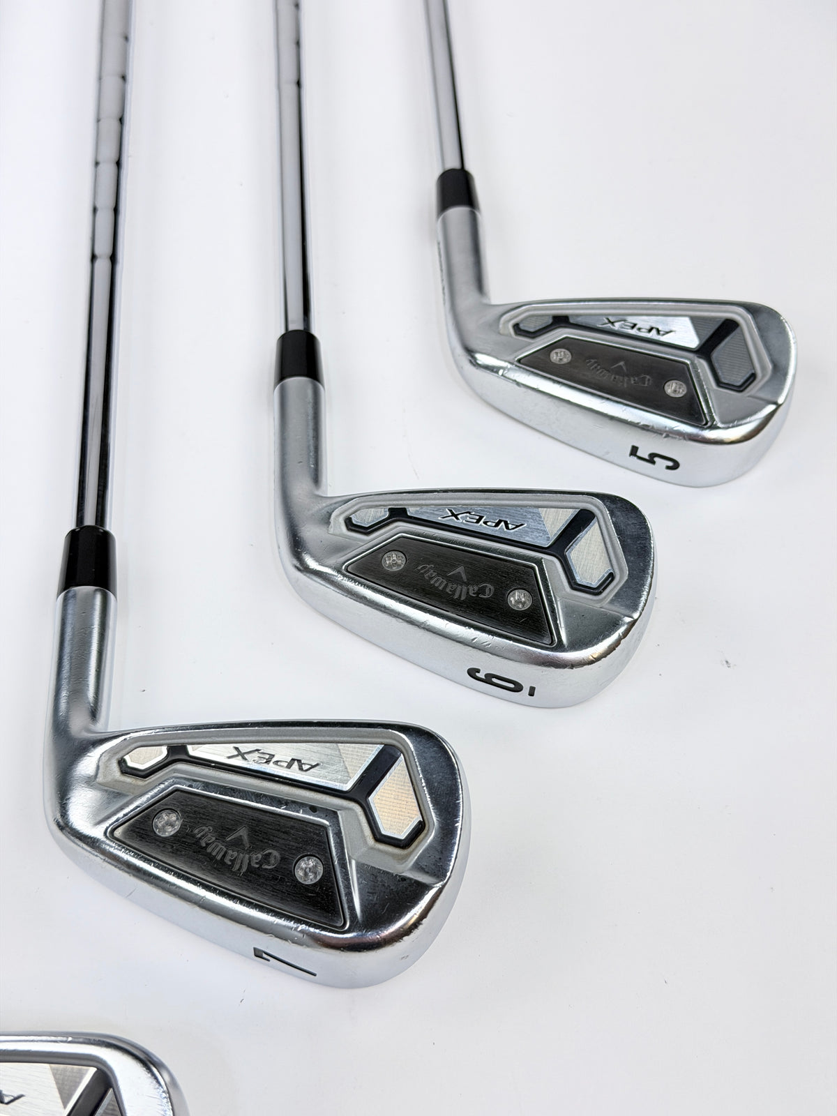 CALLAWAY APEX TCB IRON SET 5-PW S FLEX RH -.25”