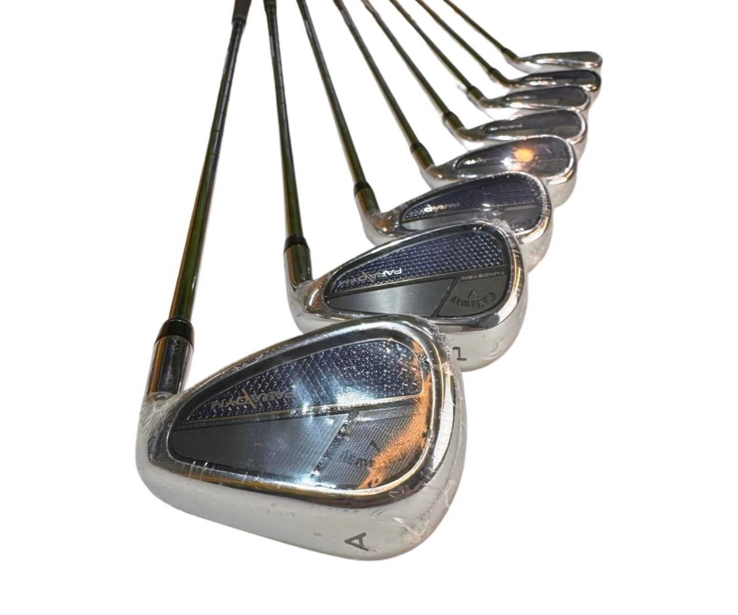 CALLAWAY PARADYM IRON SET 4-PW AW S FLEX RH