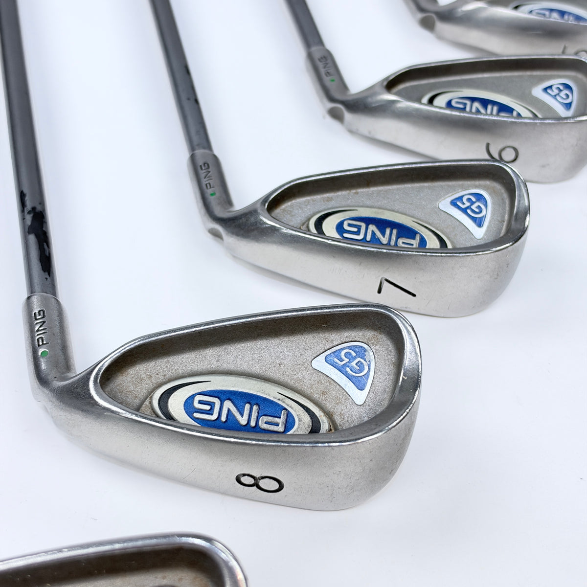 PING G5 GREEN DOT IRON SET 4-PW R FLEX RH -.5”