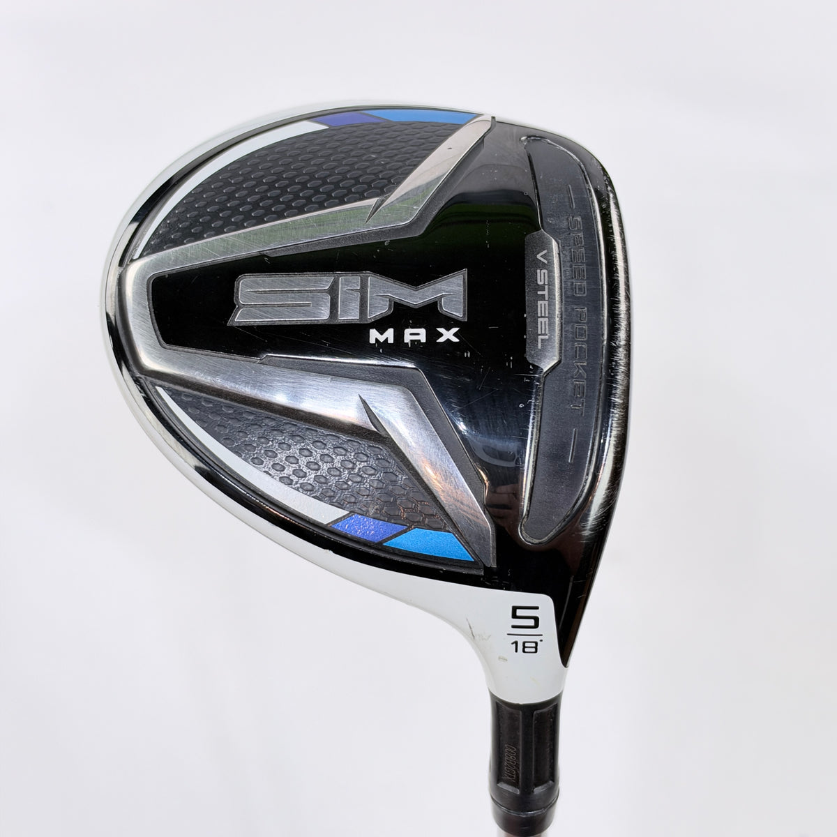 TAYLORMADE SIM MAX 5 WOOD 18° R FLEX RH 41.75”