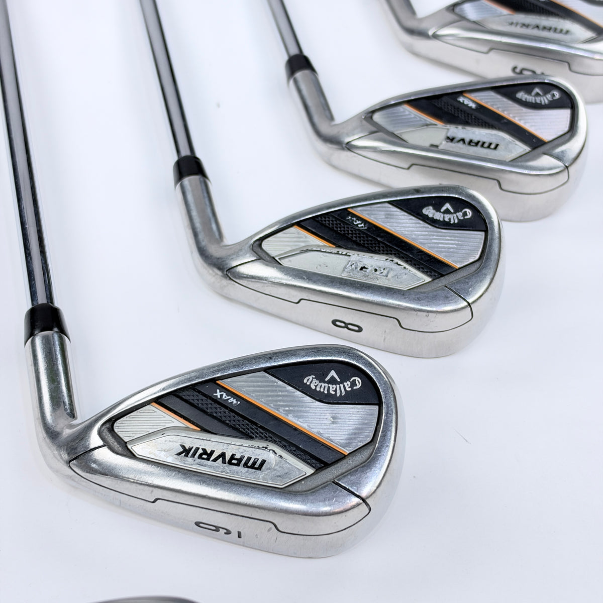 CALLAWAY MAVRIK MAX IRON SET 5-PW AW SW R FLEX RH