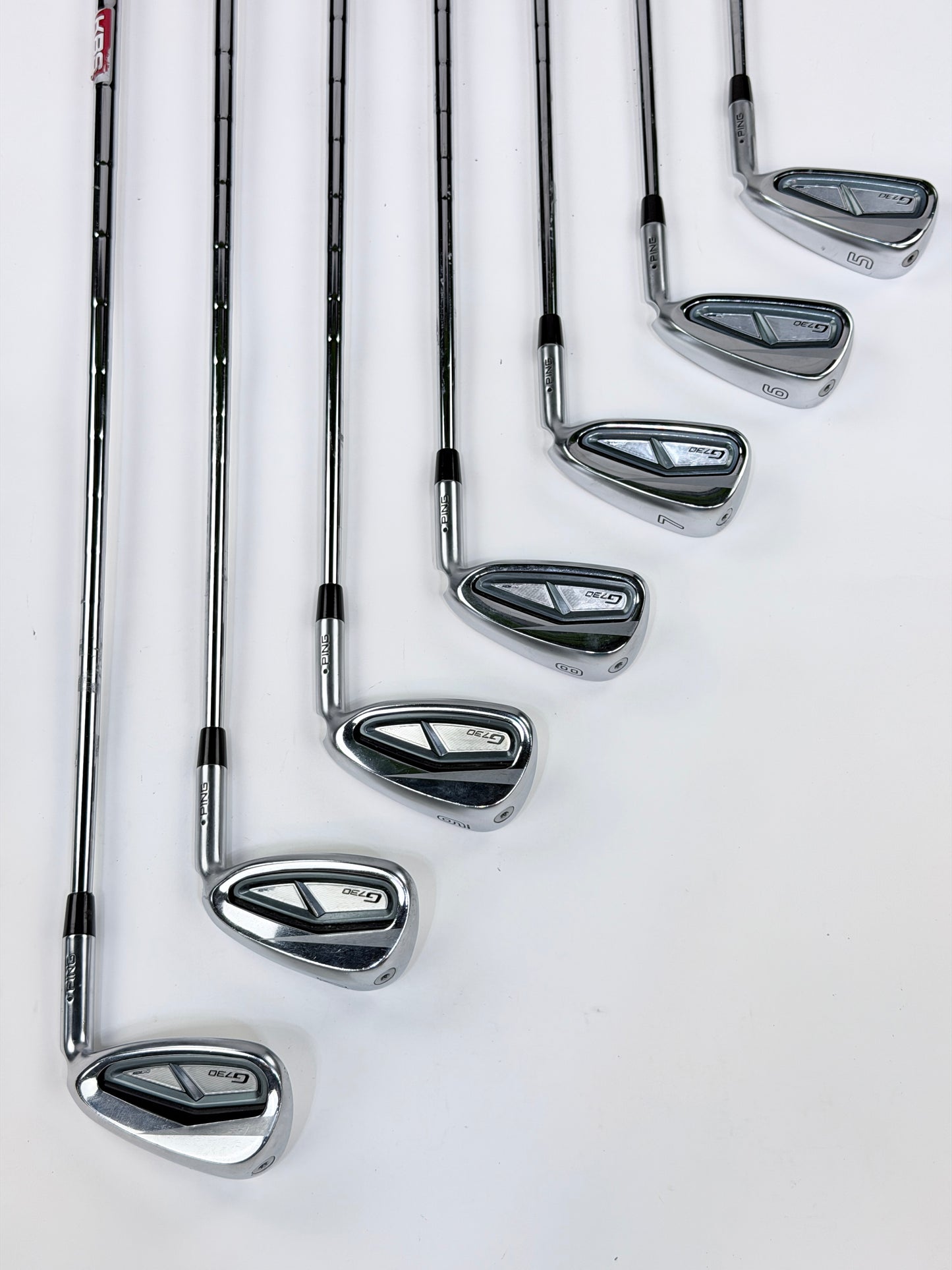 PING G730 BLACK DOT IRON SET 5-PW UW R FLEX RH