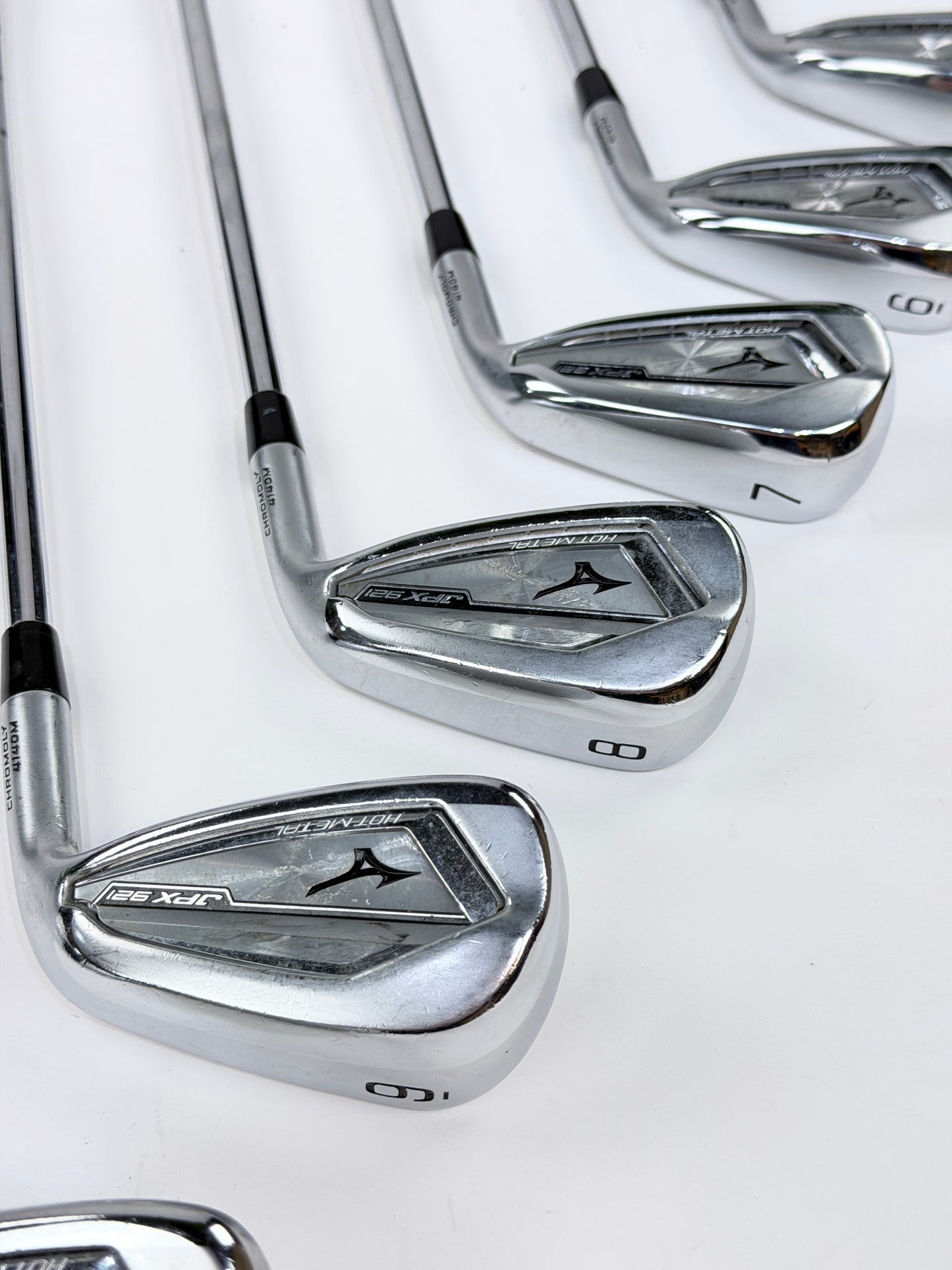 MIZUNO JPX 921 HOT METAL 5-PW GW S FLEX RH +.25”