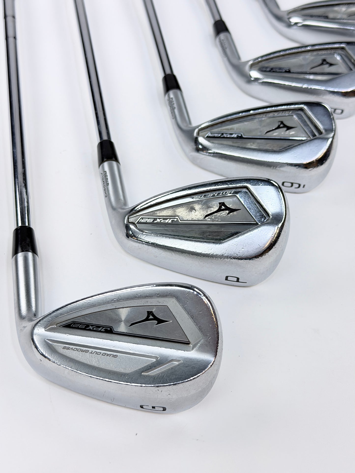MIZUNO JPX 921 HOT METAL IRON SET 5-PW GW S FLEX RH