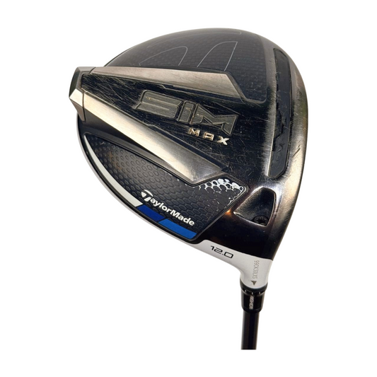 TAYLORMADE SIM MAX DRIVER 12° R FLEX RH 45.5”
