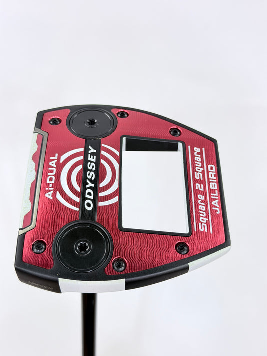 ODYSSEY Ai-DUAL SQUARE 2 SQUARE JAILBIRD PUTTER LH 35”