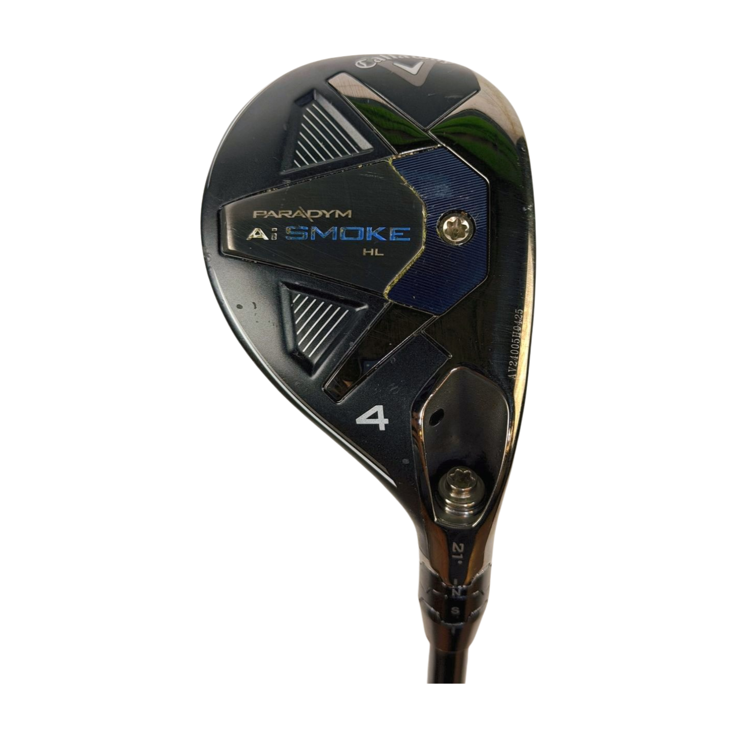 CALLAWAY PARADYM AI SMOKE HL 4 HYBRID 21° S FLEX RH 40”