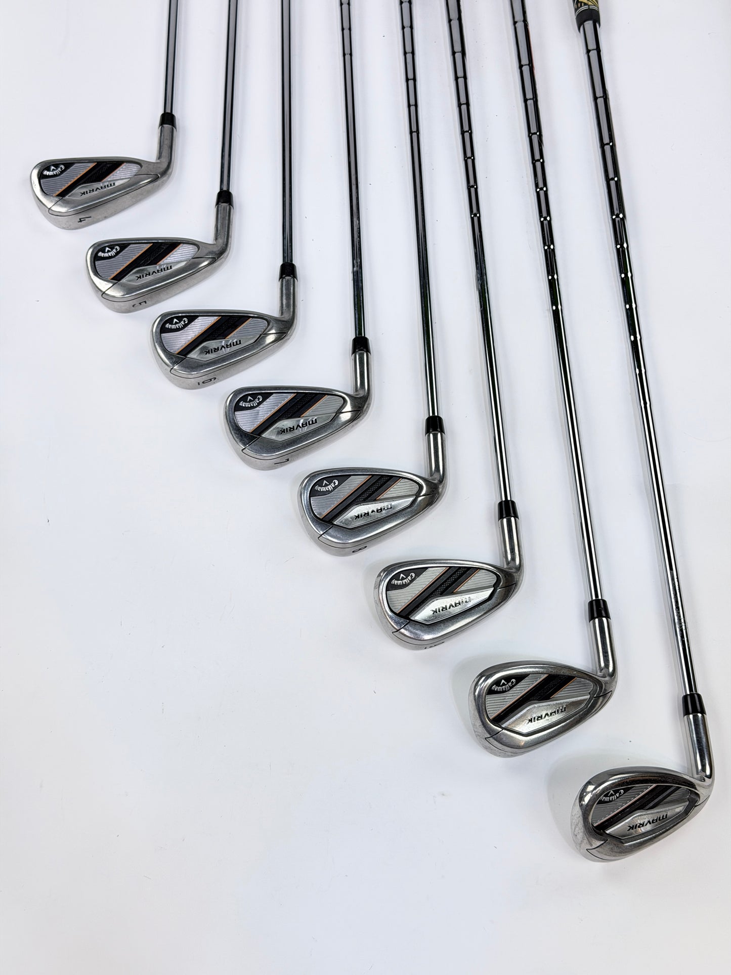 CALLAWAY MAVRIK IRON SET 4-9 AW SW R FLEX LH